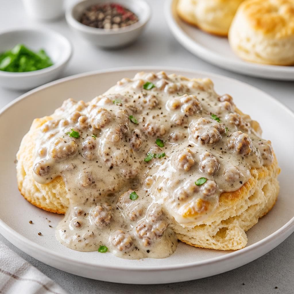 Biscuits and Sausage Gravy