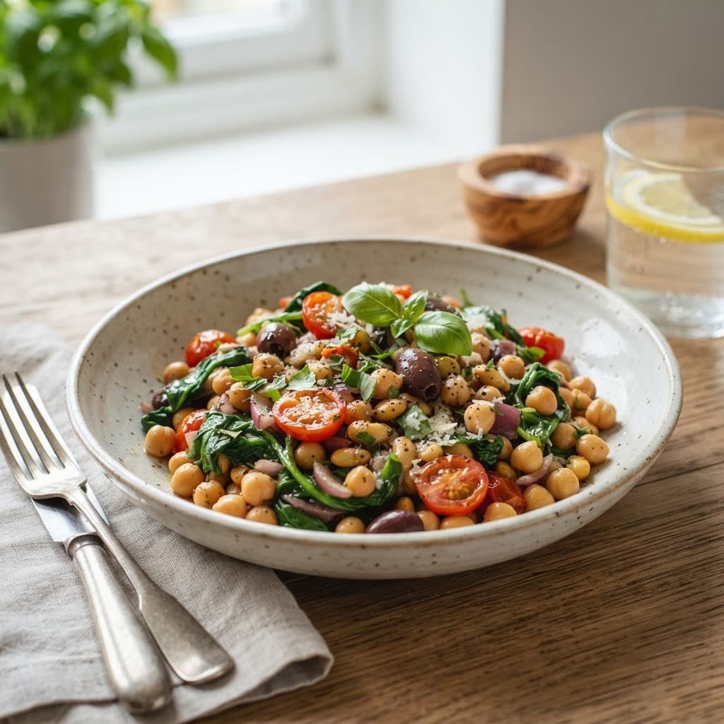 Herbed Italian Chana and Soyabean Stir-Fry